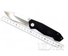 Folding knife with black G10 handle UD17040